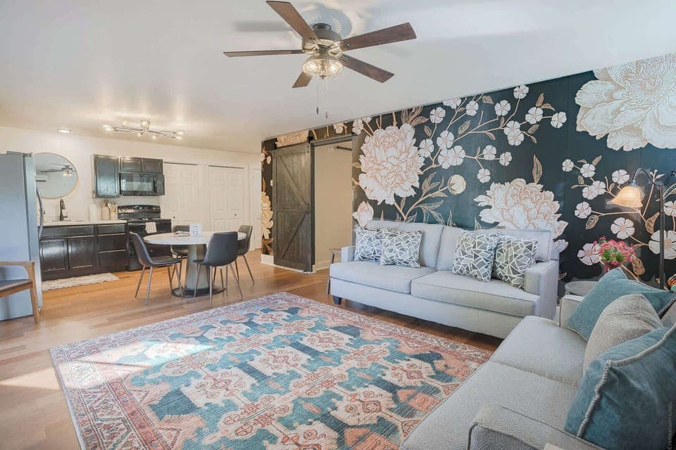 Back Unit Living and Kitchen