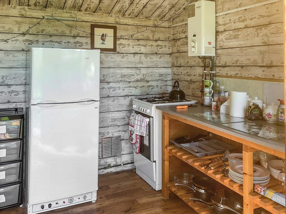 Open plan living space | Sweet Briar - Shepherds Retreat, Brecon
