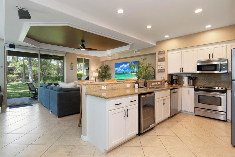 Open floor plan for quality family time