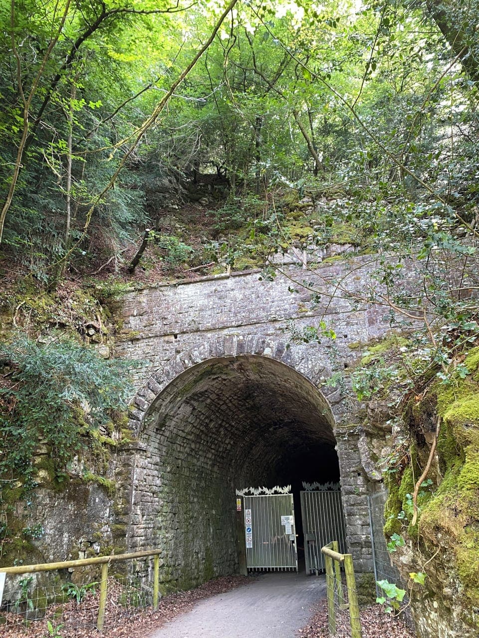 Tunnel on the Chepstow - Tintern cycle path