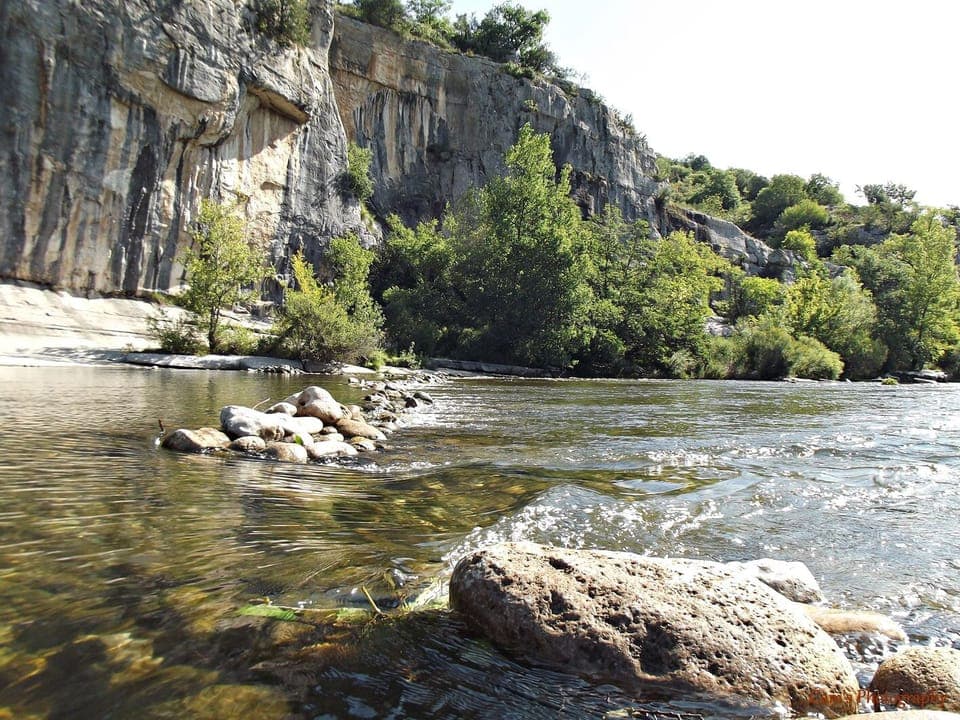 Chassezac river, near to Les Vans
