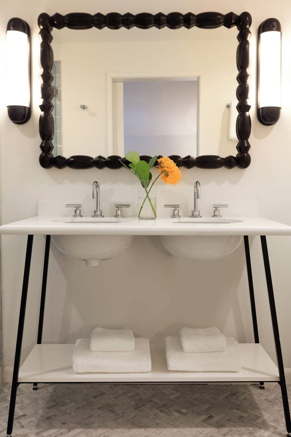 Shower, designer toiletries, hair dryer, bathrobes