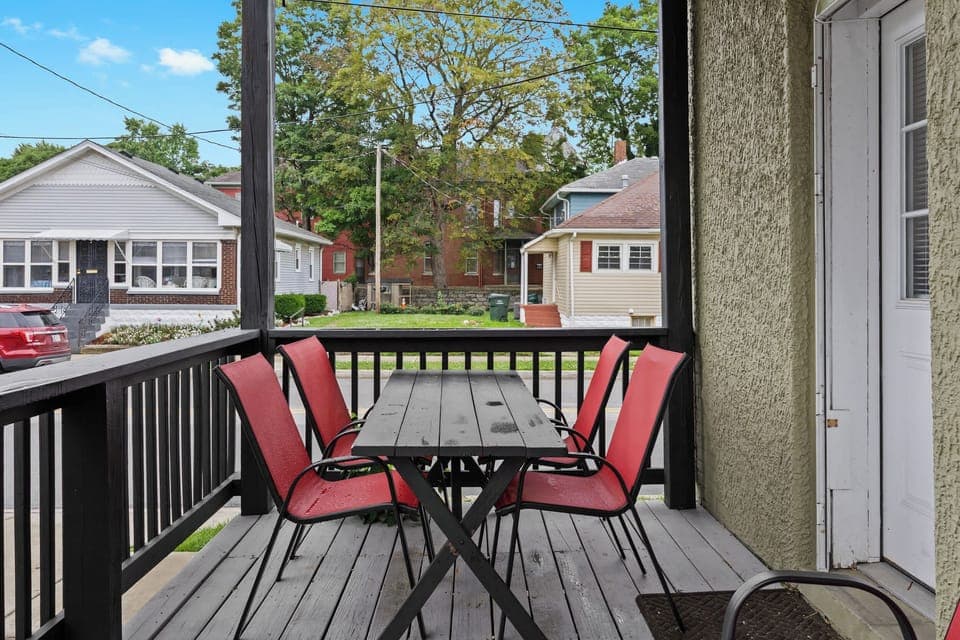 Patio: A lovely spot to soak in the ambiance and enjoy the fresh air. Welcome to your getaway!