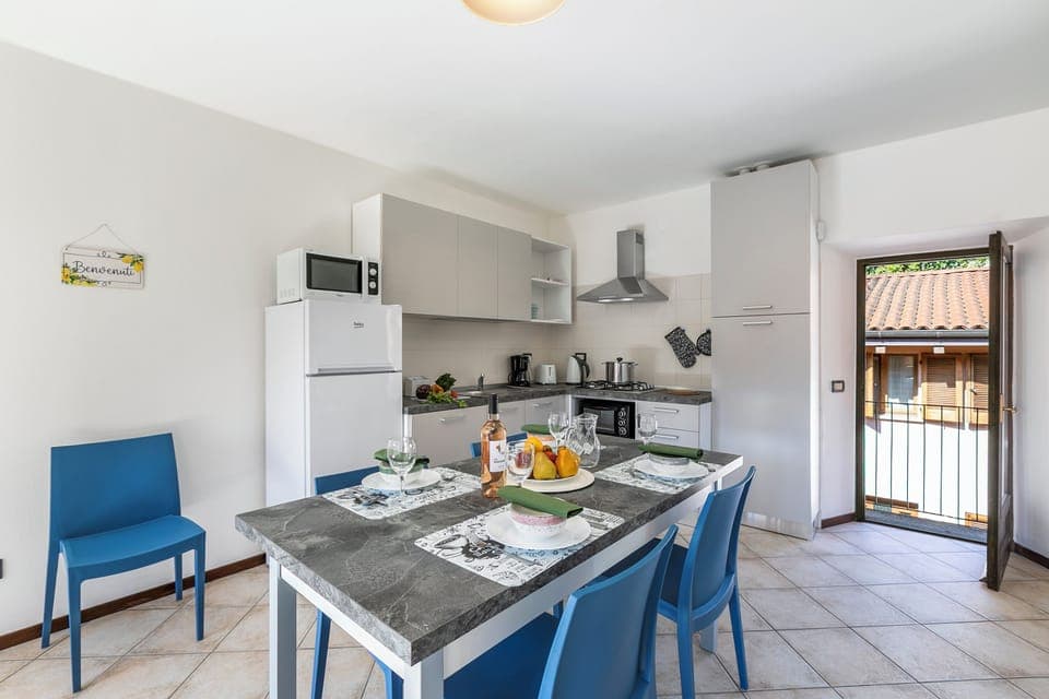 Kitchen and dining area