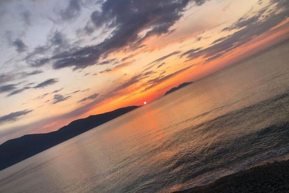 Private beach, beach bar