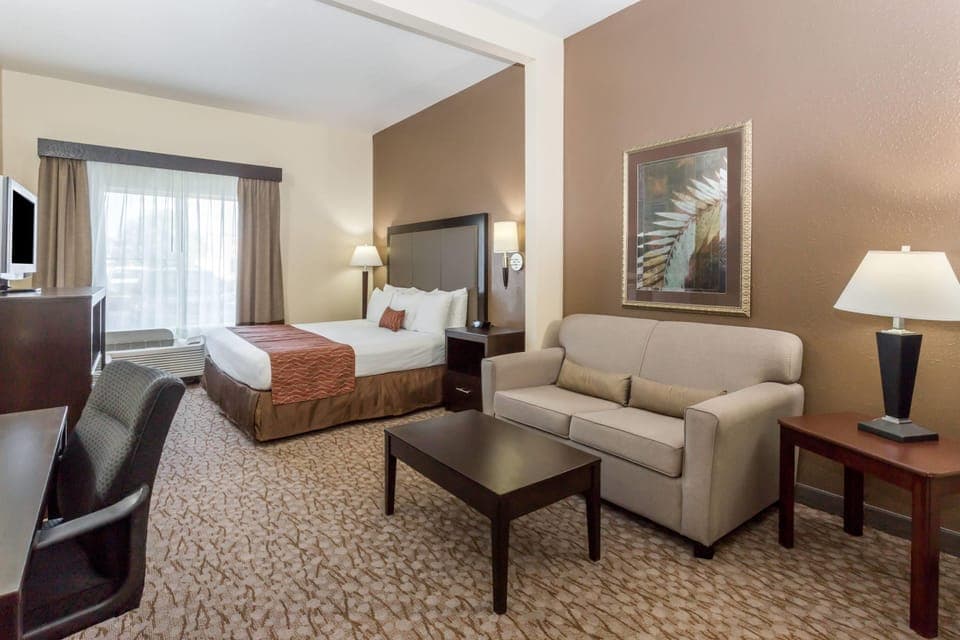 In-room safe, desk, blackout drapes, iron/ironing board