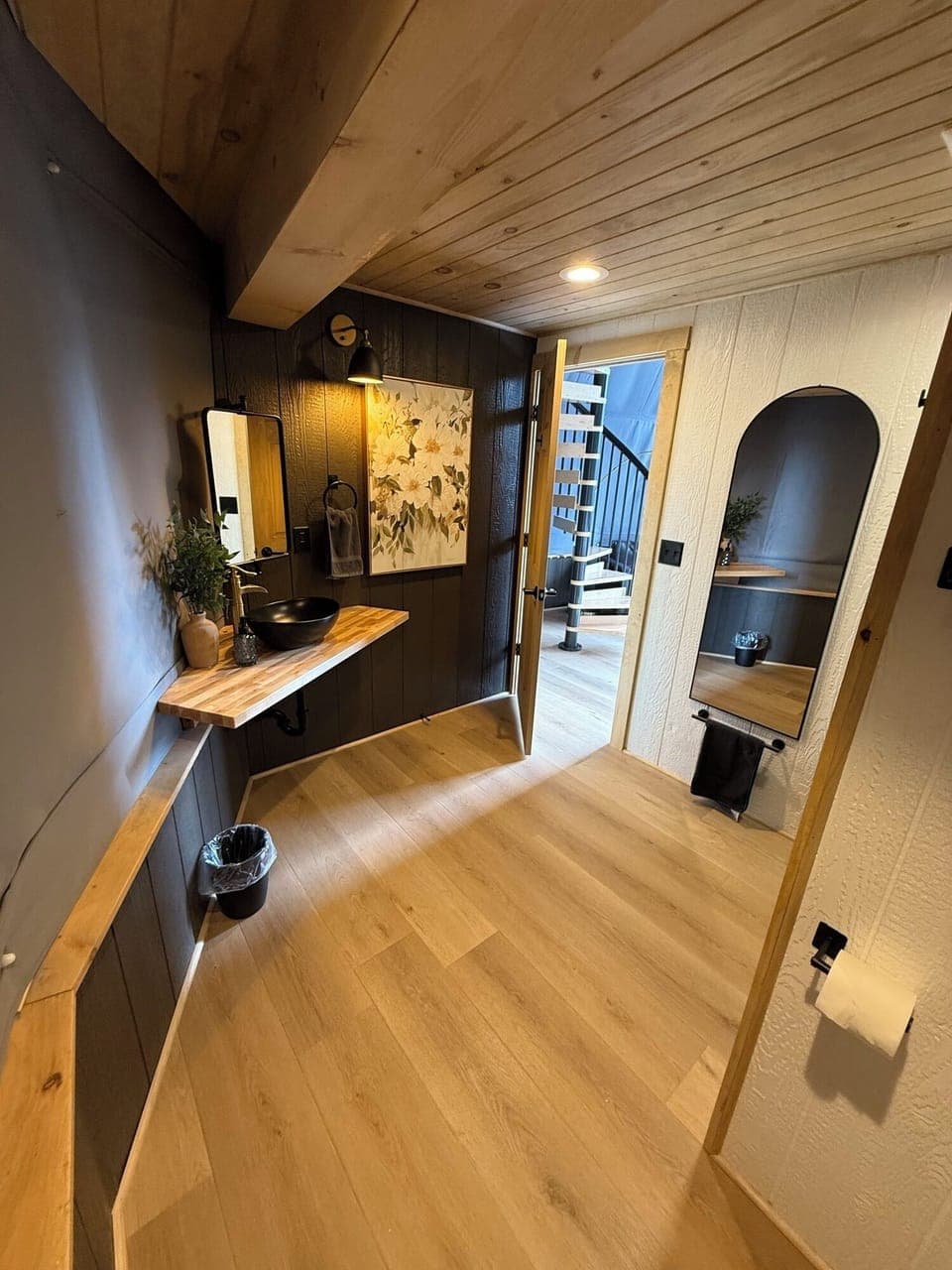 Full, spacious, and private bathroom