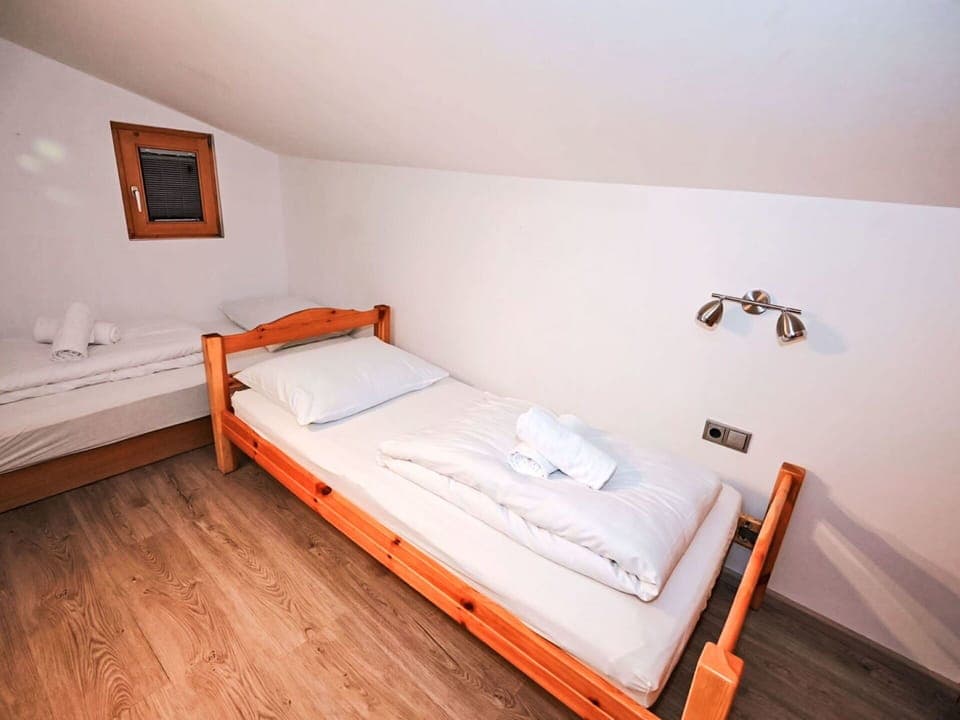 Wood, Bedroom, Bed, Floor, Furniture, Interior Design, Flooring, Bed Sheet, Bedding, Bed Frame