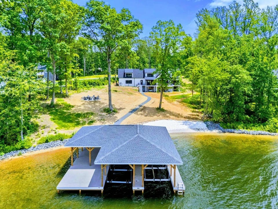 Backyard - Open water, green canopy, and your own shoreline create a scene that feels simple, beautiful, and unhurried.
