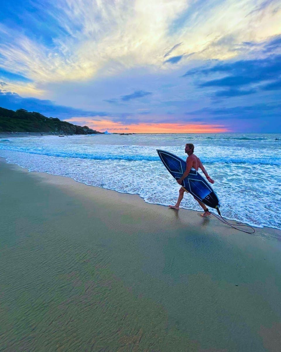 On the beach, sun loungers, beach umbrellas, beach towels