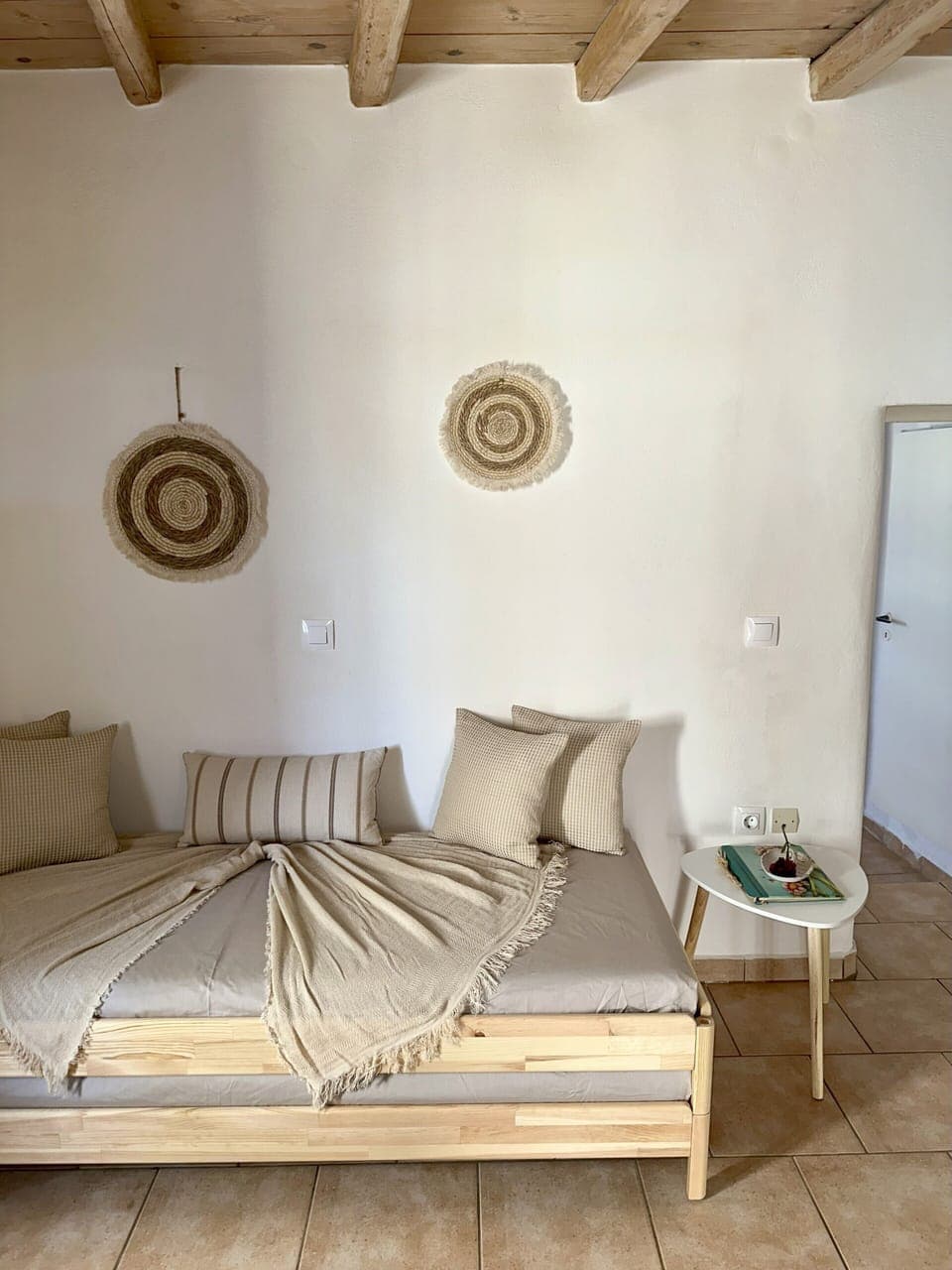 Nesa Paros | Living area | 24-inch flat-screen TV with cable channels