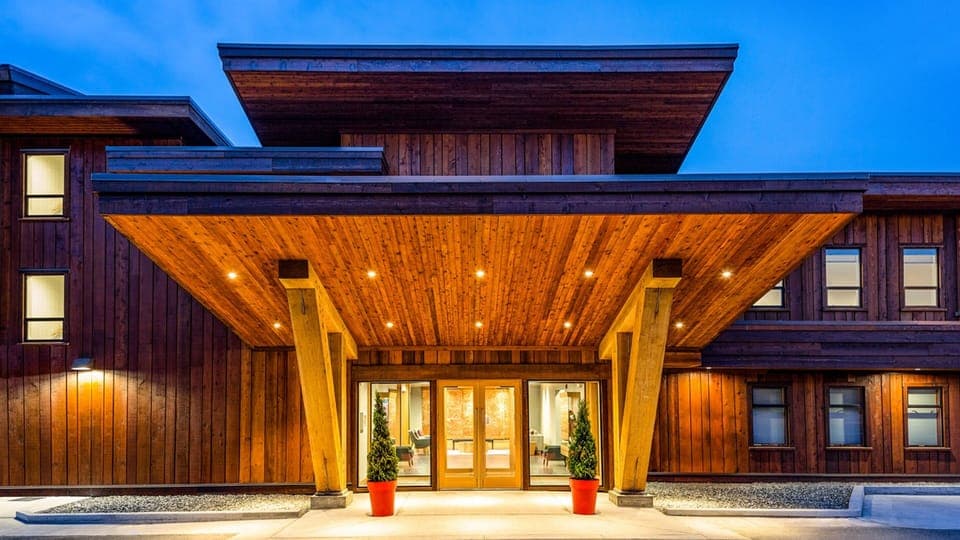 Front of property - evening/night