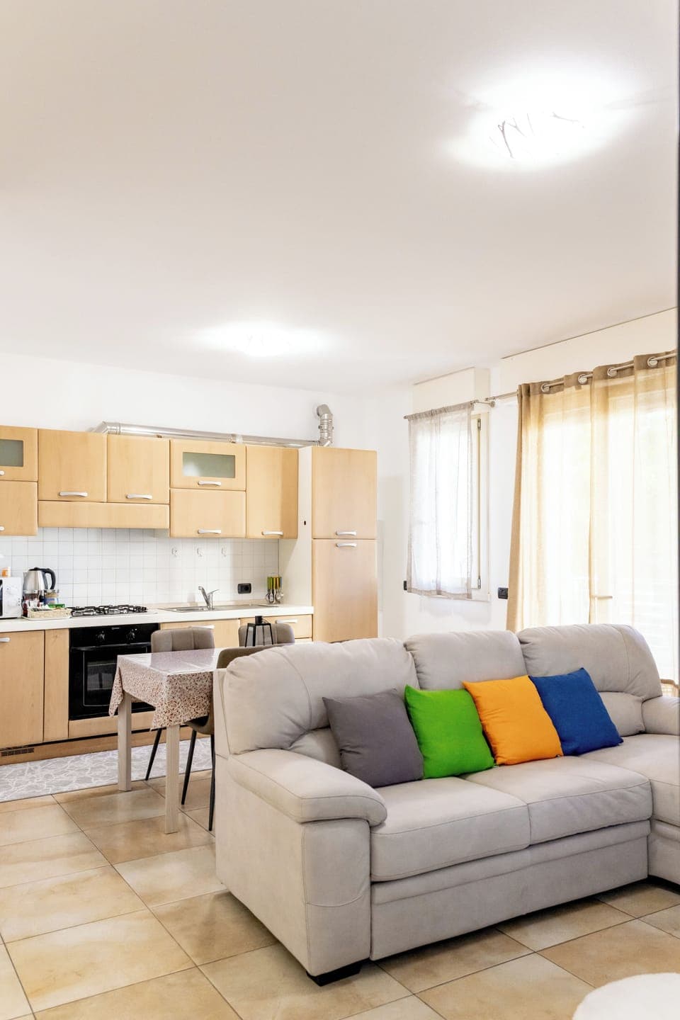 Luxury Apartment, 2 Bedrooms | Private kitchen | Full-size fridge, microwave, oven, dishwasher
