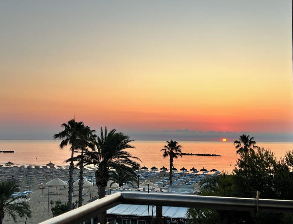 Fascinating view from the balcony and all the rooms