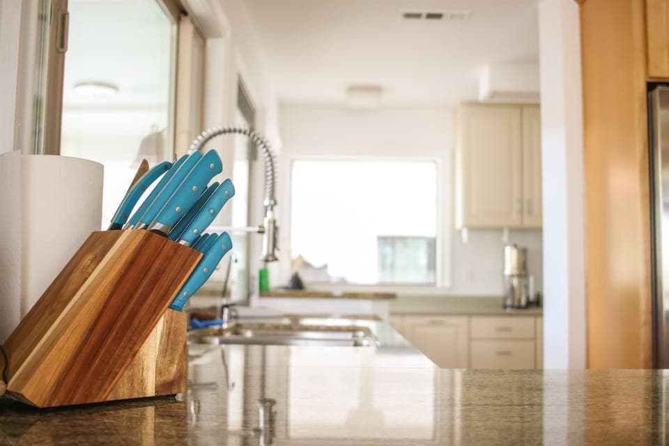 Fully stocked kitchen