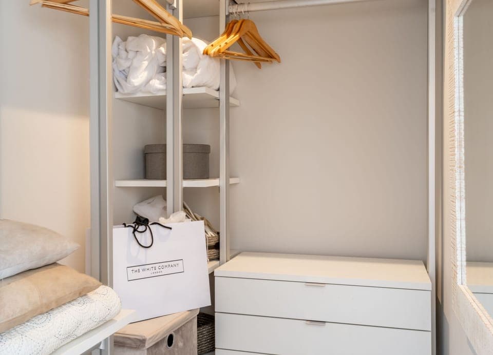 Bedroom one's dressing area