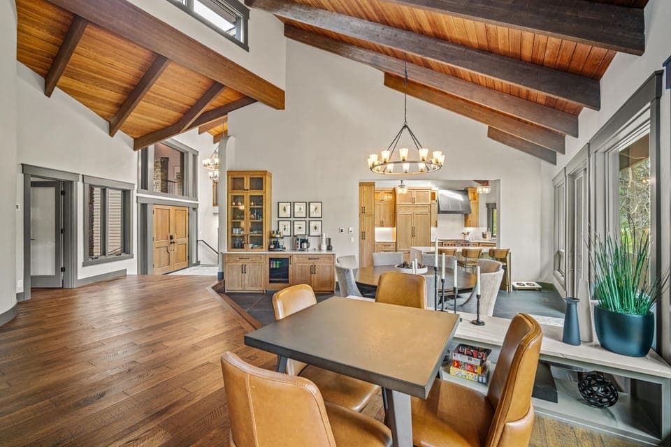 Card table & dining area