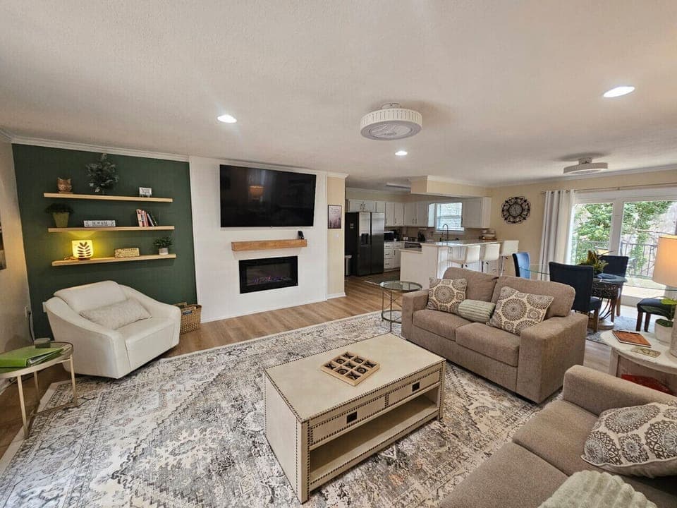 Upstairs Open concept