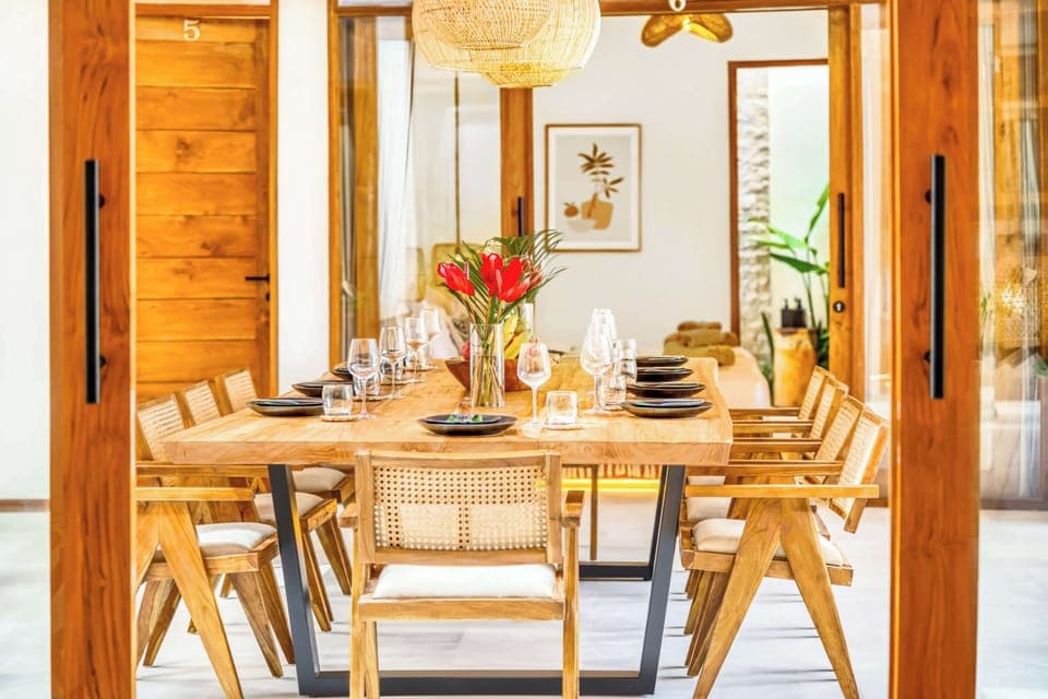 A beautifully crafted dining area, thoughtfully designed to elevate and personalize your dining experience