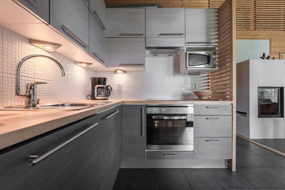 Enjoy a fully equipped modern kitchen with everything you need for home-cooked meals.