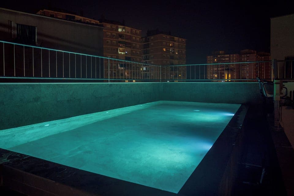 Rooftop pool