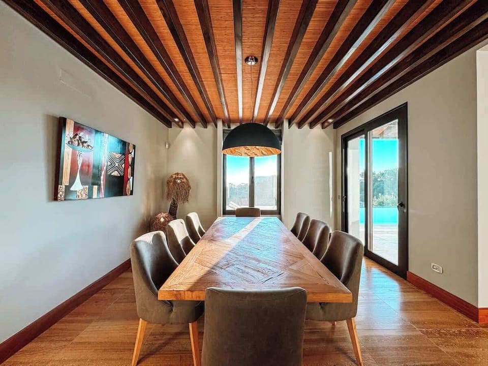 Shared dining room inside