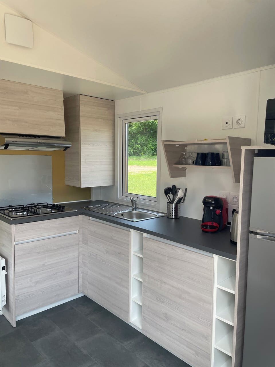 Double Room, Park View | Private kitchen