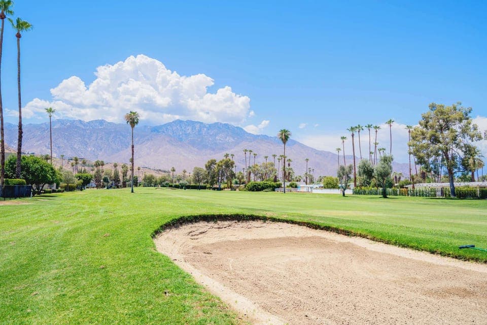 Swing your club at Tahquitz Creek Golf Course, a golfer's dream! Experience two championship 18-hole courses nestled in stunning landscapes. Each swing offers breathtaking views of the San Jacinto Mountains, turning your game into a visual delight!