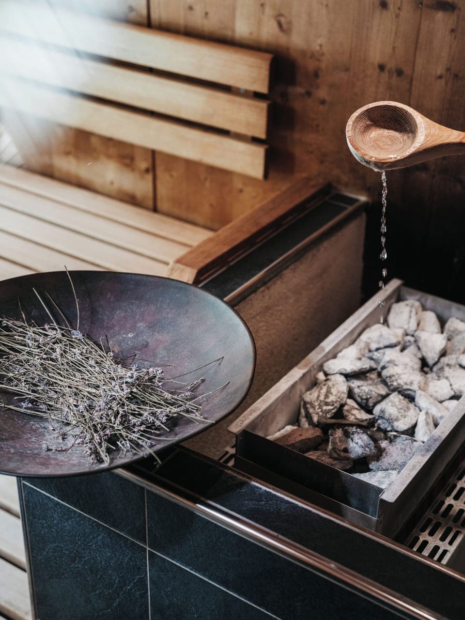 Sauna, steam room, body treatments, prenatal massages, sports massages