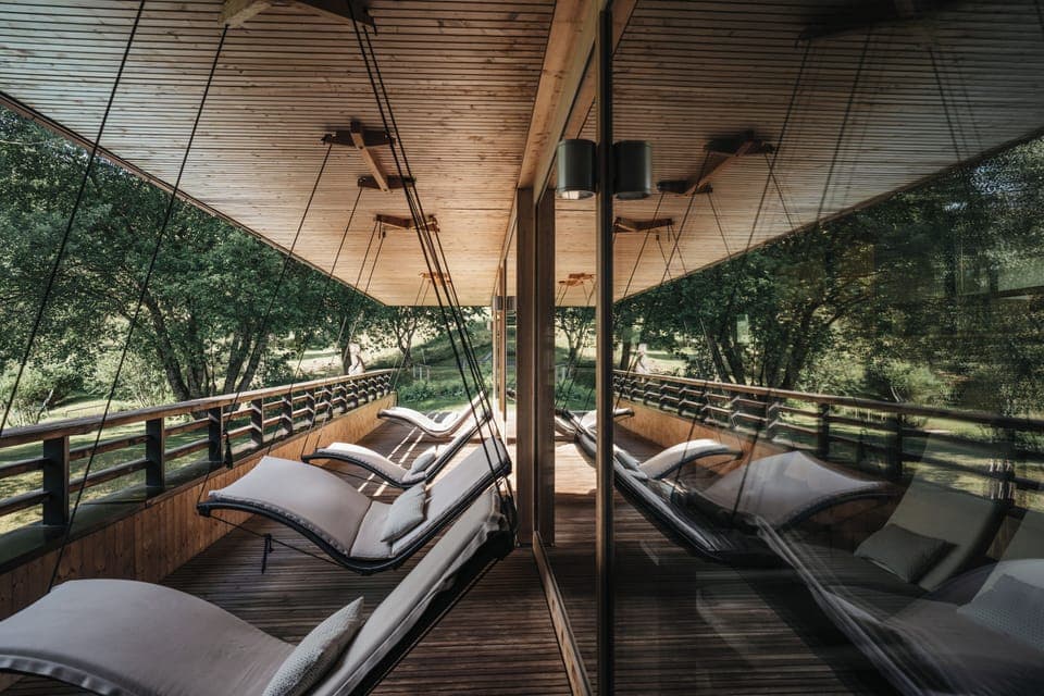 Sauna, steam room, body treatments, prenatal massages, sports massages