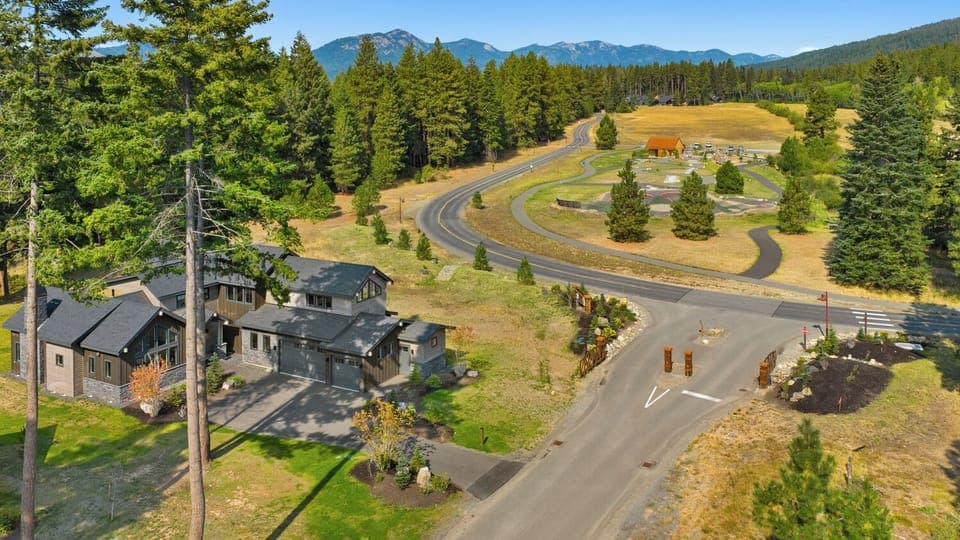Suncadia’s pump track, kids’ playground, and Nelson Farm sit just across the street