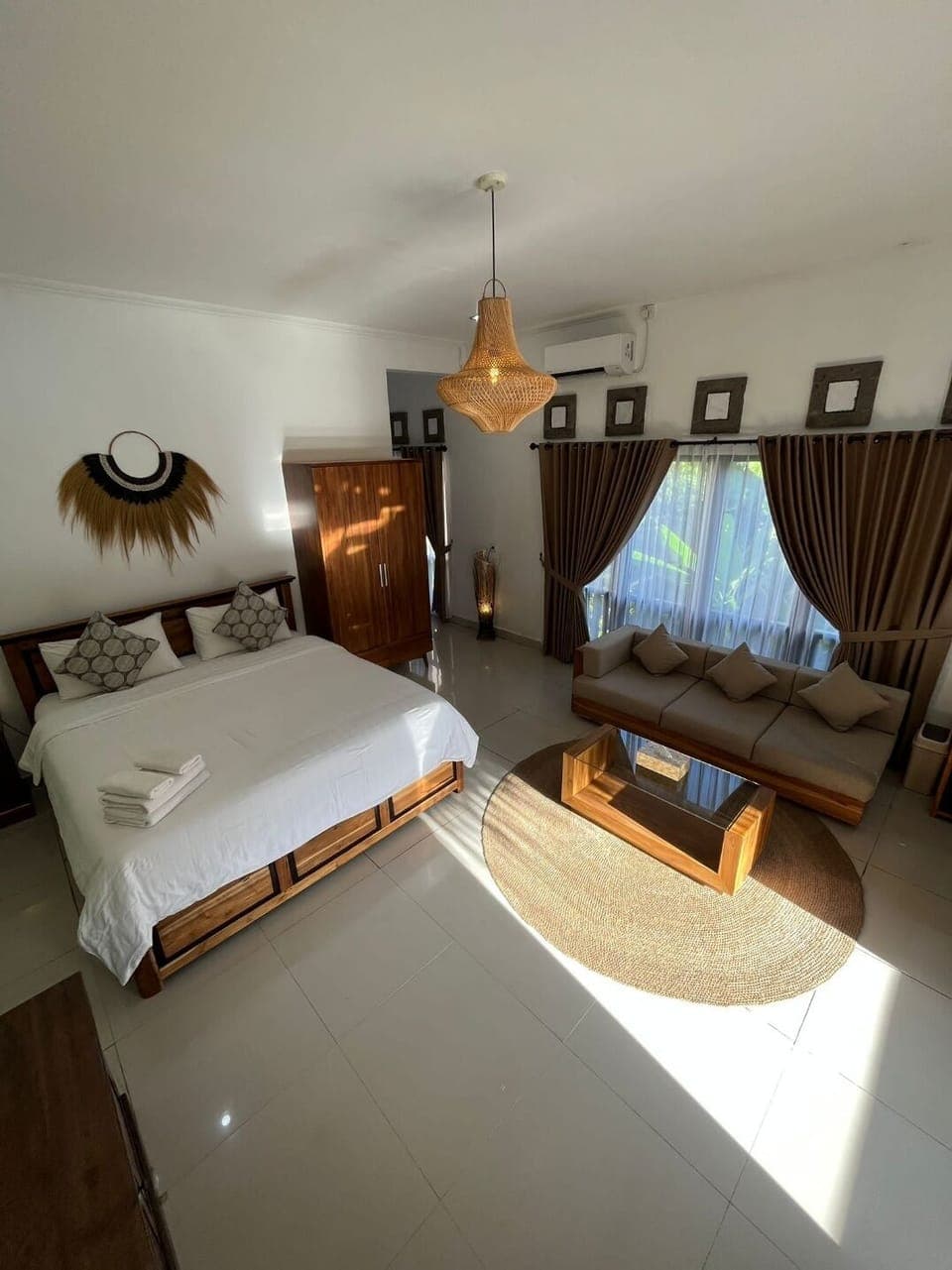 Deluxe Double Room, Balcony, Pool View | Blackout drapes, soundproofing, iron/ironing board, free WiFi