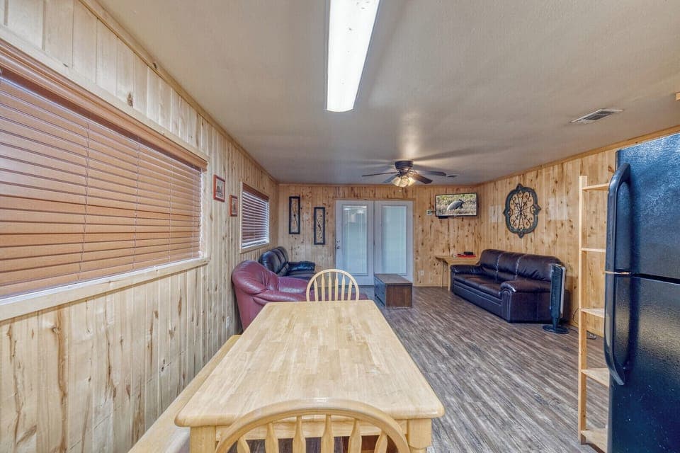 Dining and living area