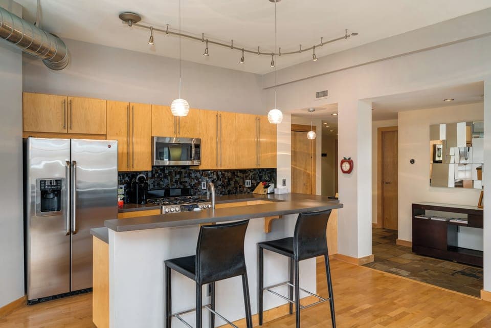 Looking back to the entryway of the property