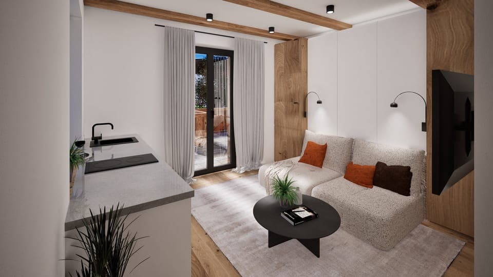 DasSonneneck Fewo2 Render Wohnen