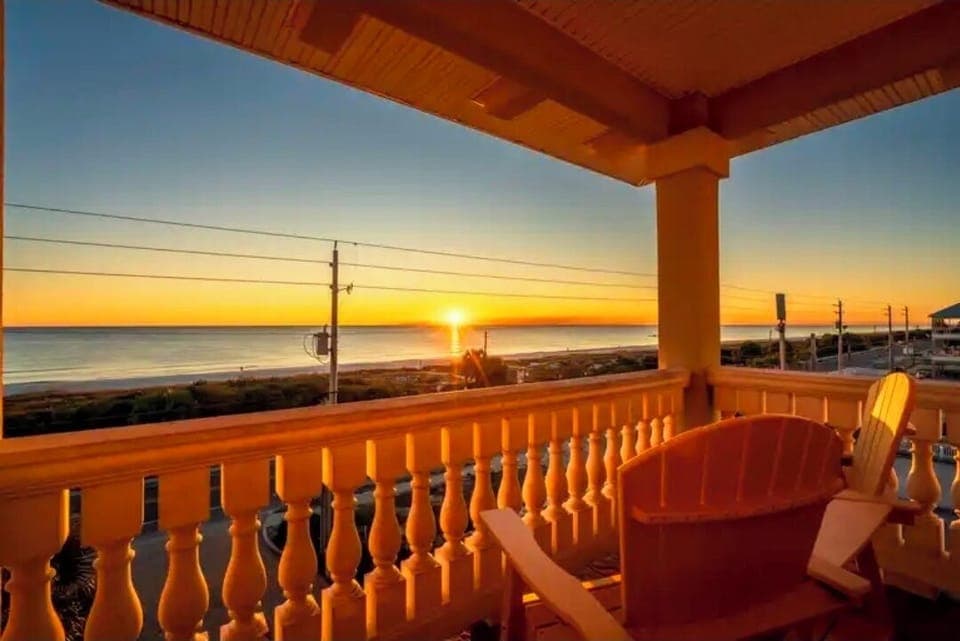 Coffee in the morning, sunsets at night—same perfect seat.