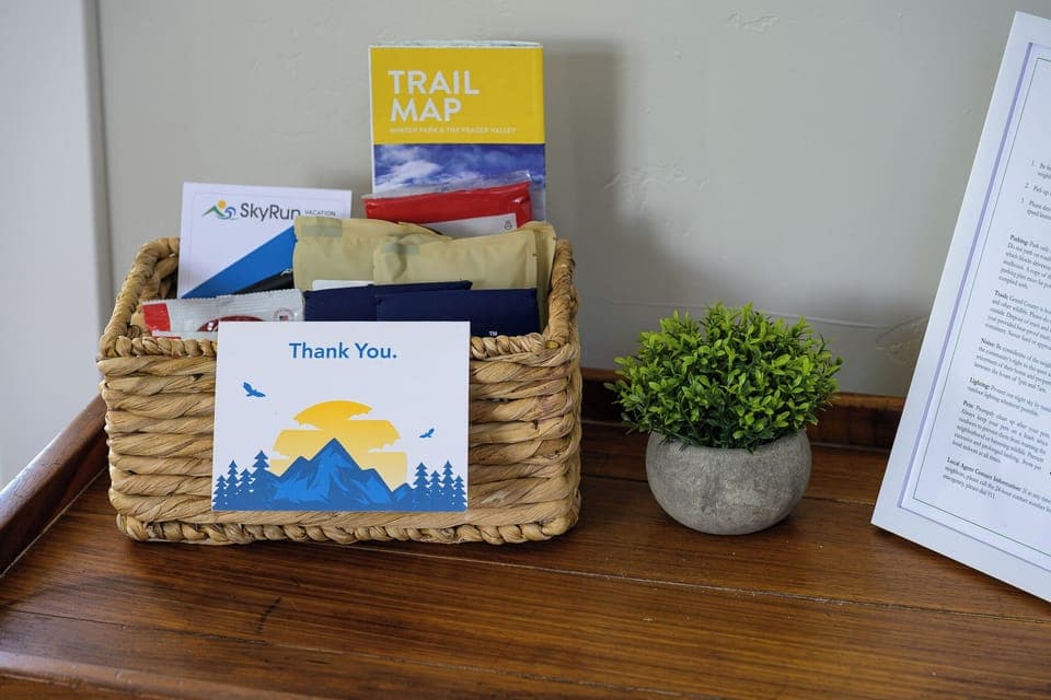 Enjoy complimentary snacks and local coffee