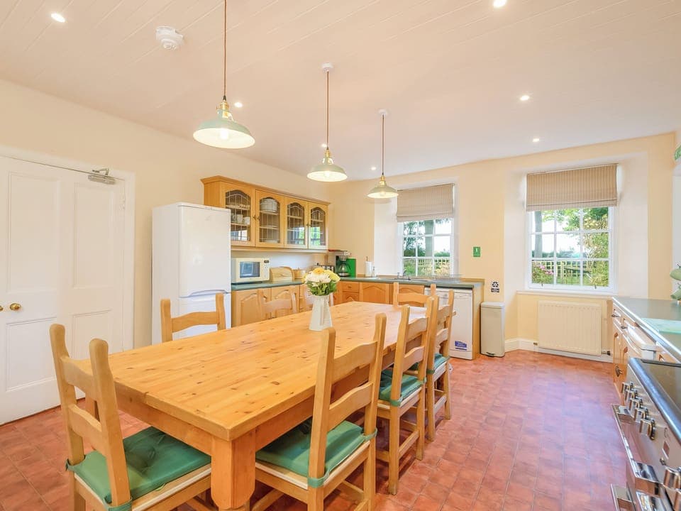 Kitchen/diner | Wintonhill Farmhouse - Winton Holidays, Pencaitland