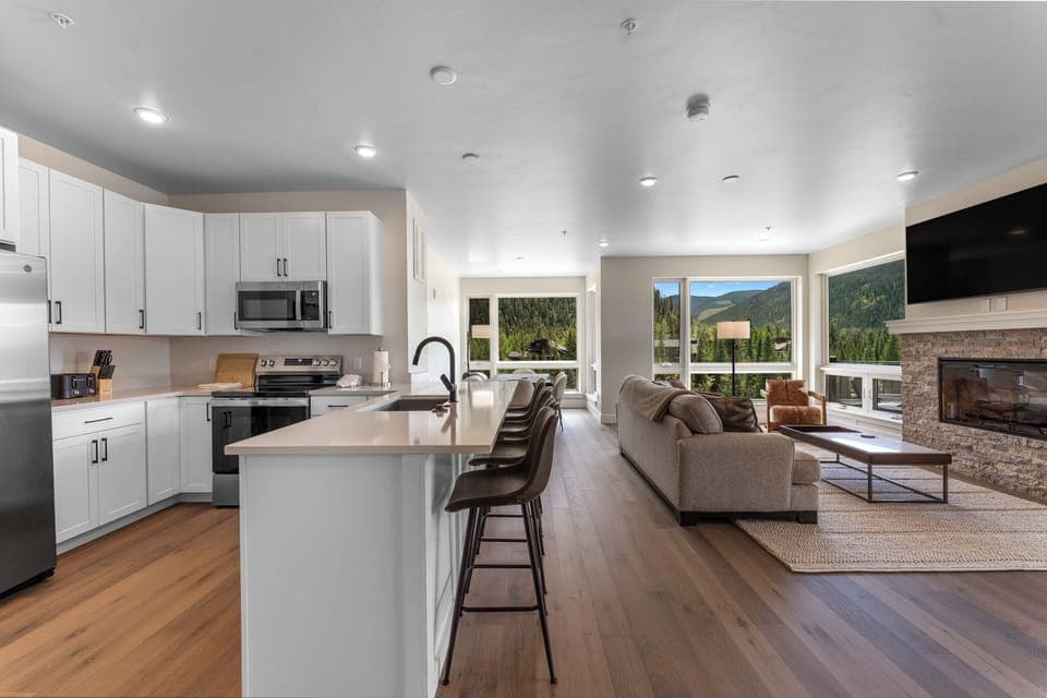 View of the main level.