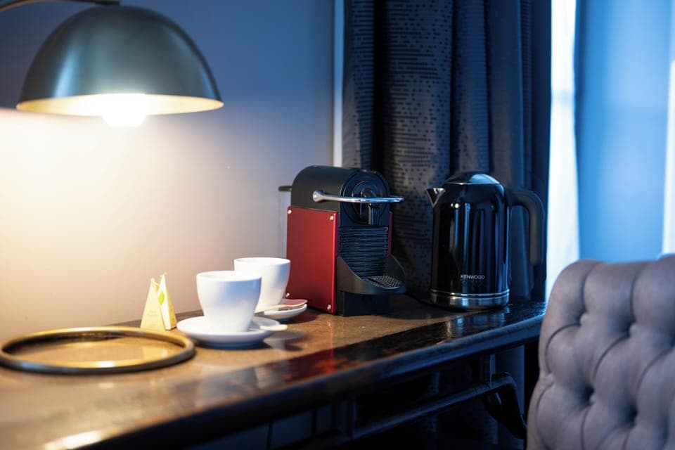 Comfort Double Room, Garden View | In-room safe, desk, laptop workspace, iron/ironing board