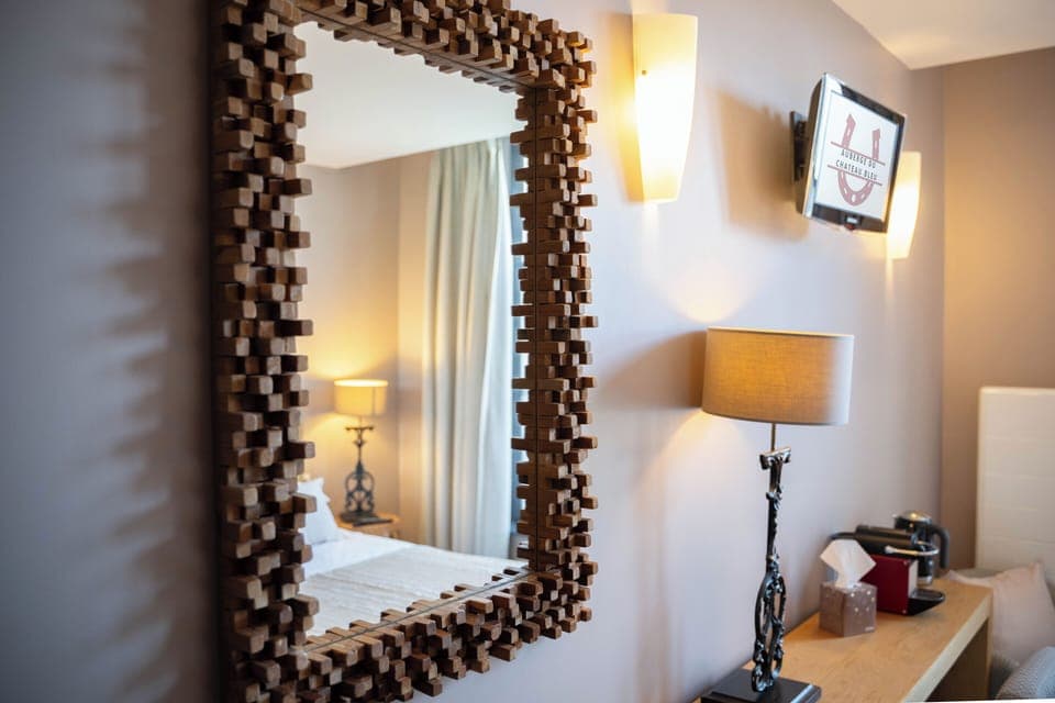 Comfort Double Room, Garden View | In-room safe, desk, laptop workspace, iron/ironing board