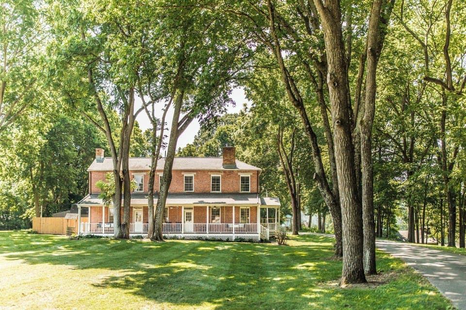 Secluded Historic Farmhouse nestled against the Little Miami River 