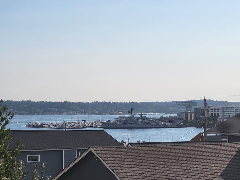 View from the back deck of the property.