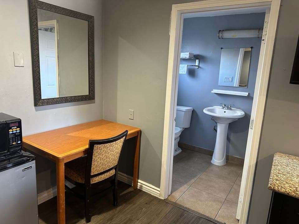 Desk, iron/ironing board, free WiFi