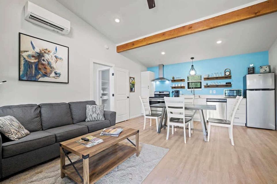 Bright and spacious living room.