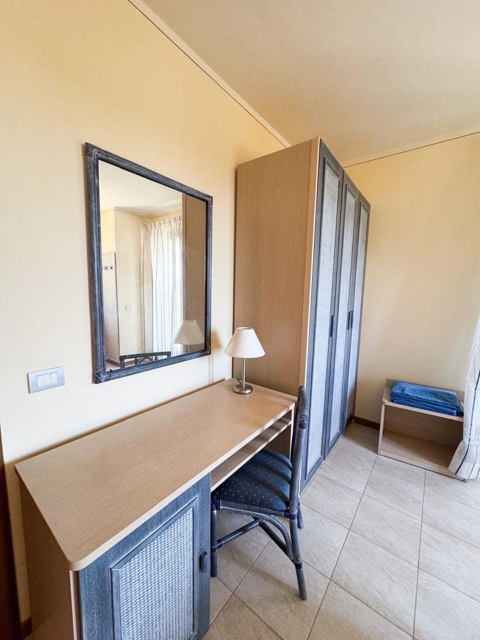 Furniture, Floor, Flooring, Interior Design, Room, Wood Stain, Cabinetry, Hardwood, Chair, Bed