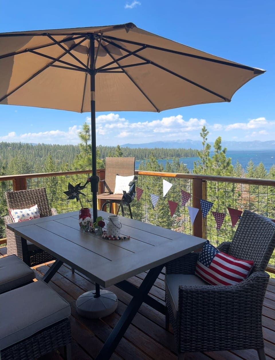 Comfortable Outdoor Seating with Incredible Views