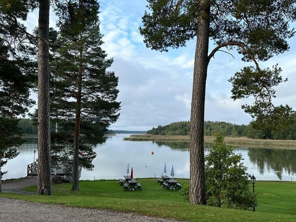 Private beach, beach bar