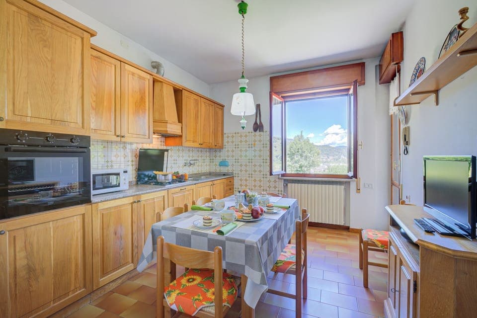 Kitchen and dining area