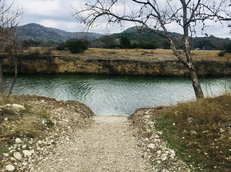 Drive your truck down the river.